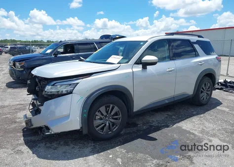 2022 Nissan Pathfinder Sv 2Wd из США, поврежденный, VIN 5N1DR3BA1NC213507